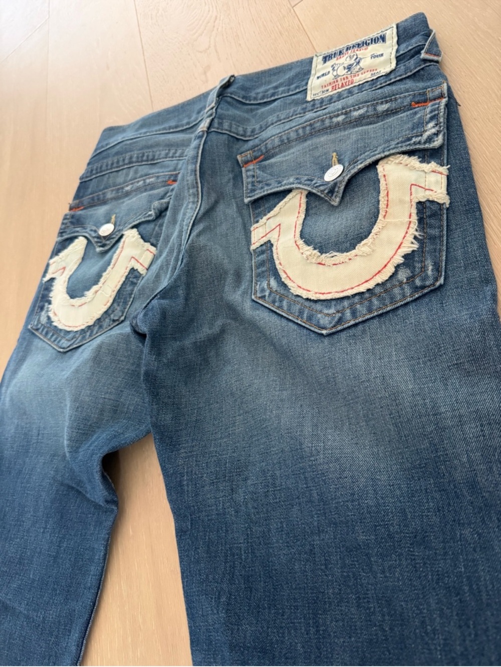 True Religion relaxed fit jeans